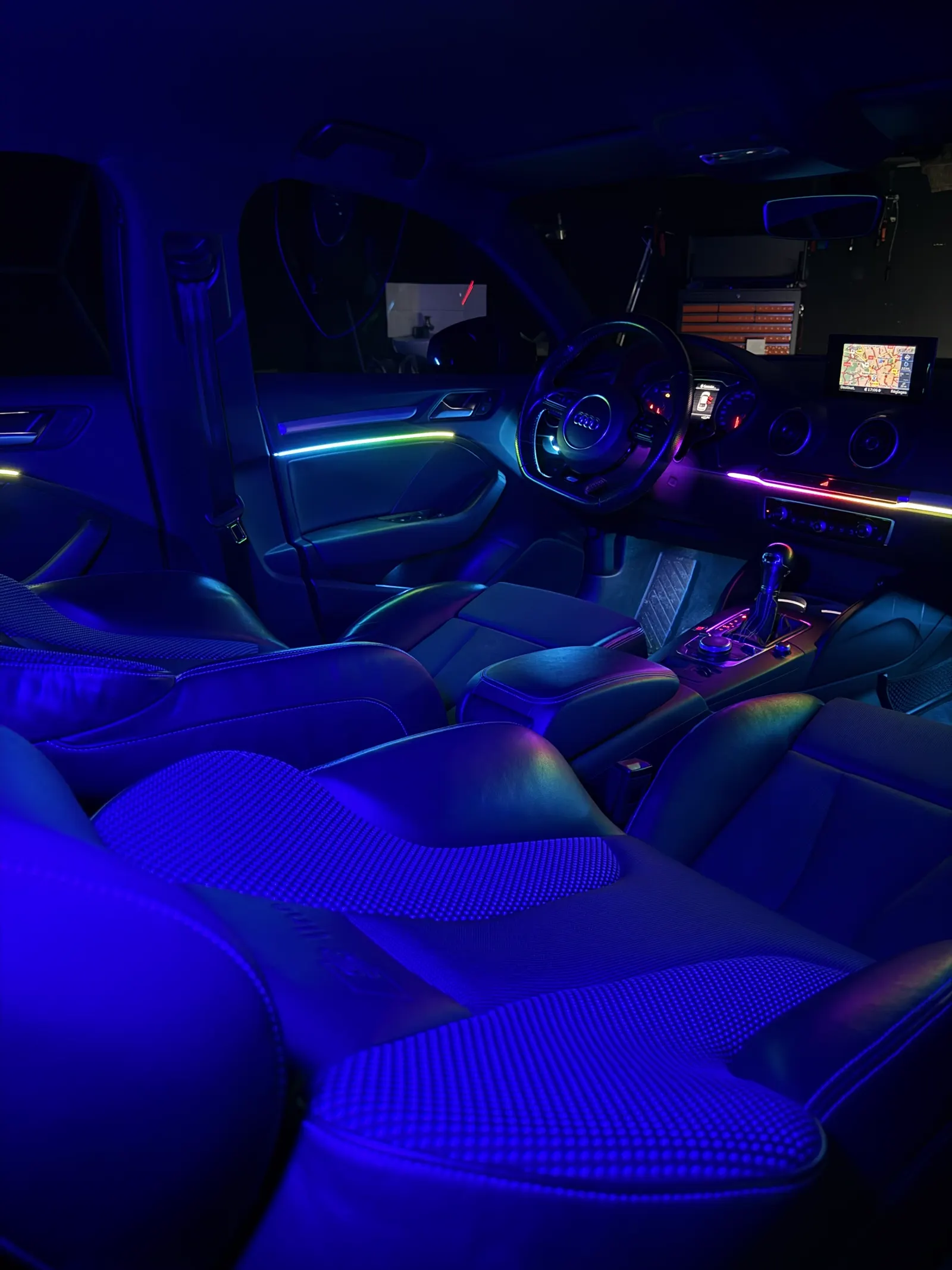 Audi Q2, LED d'ambiance