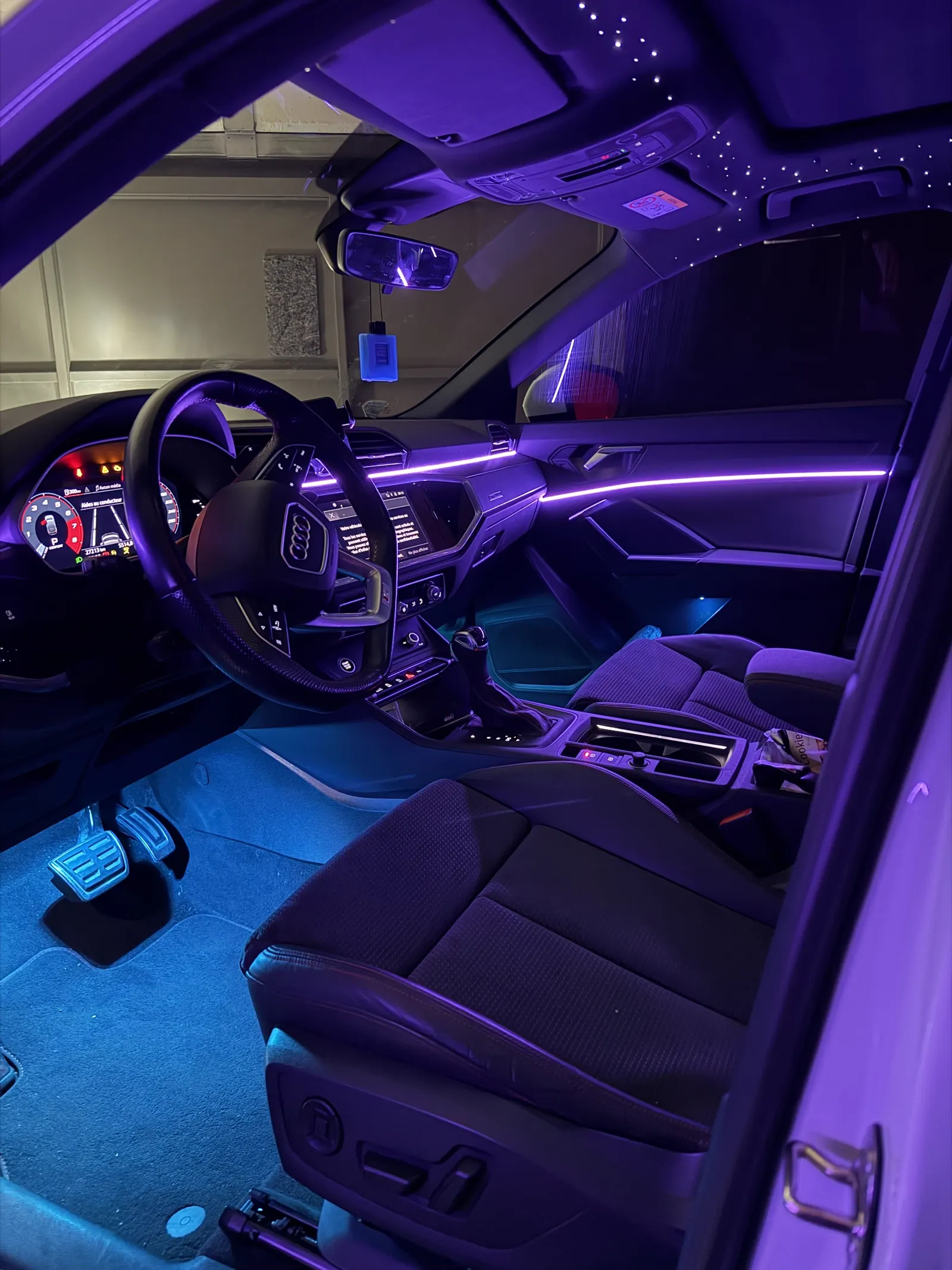 Audi Q3, LED d'ambiance