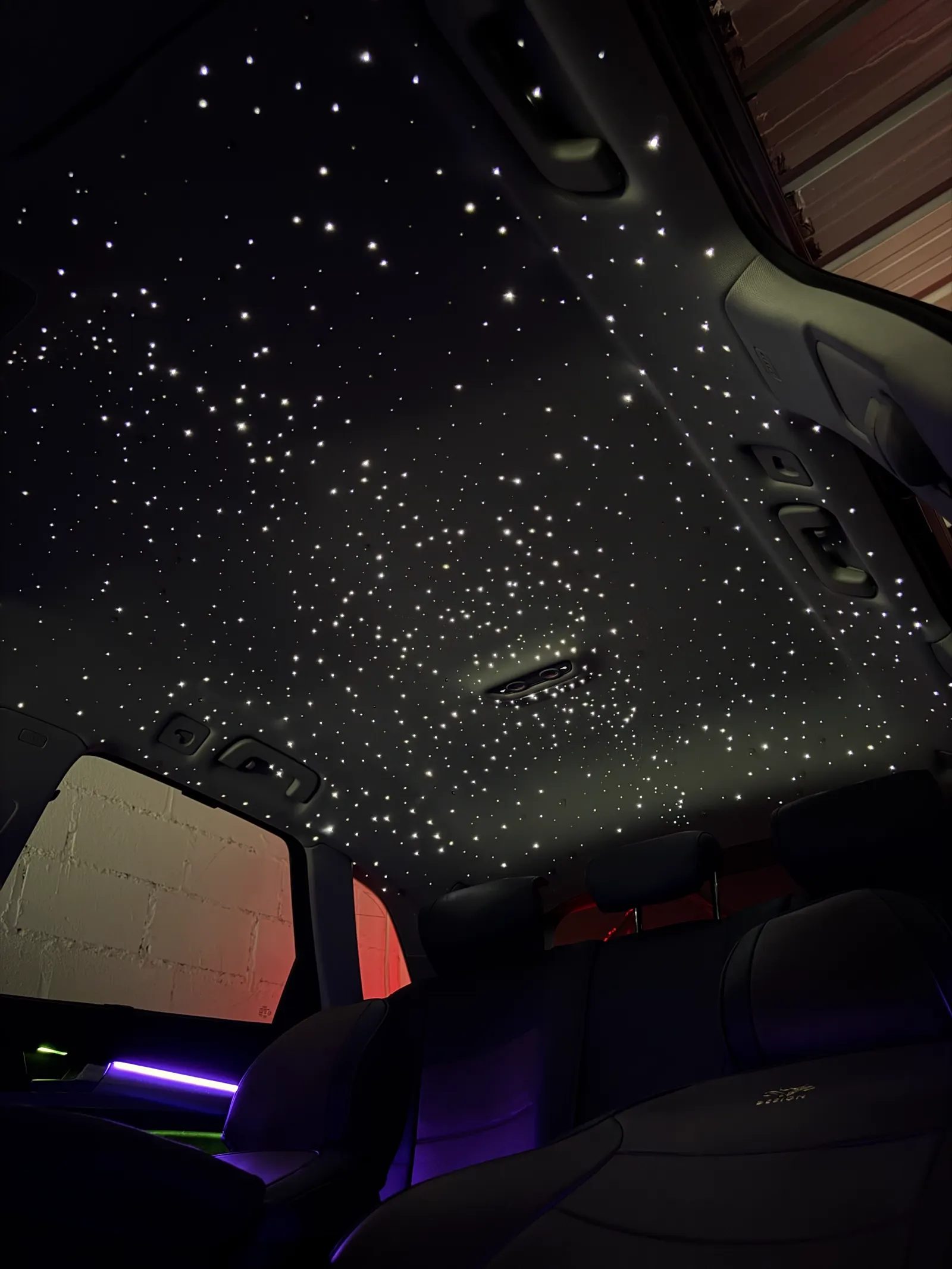 Audi Q5, ciel étoilé