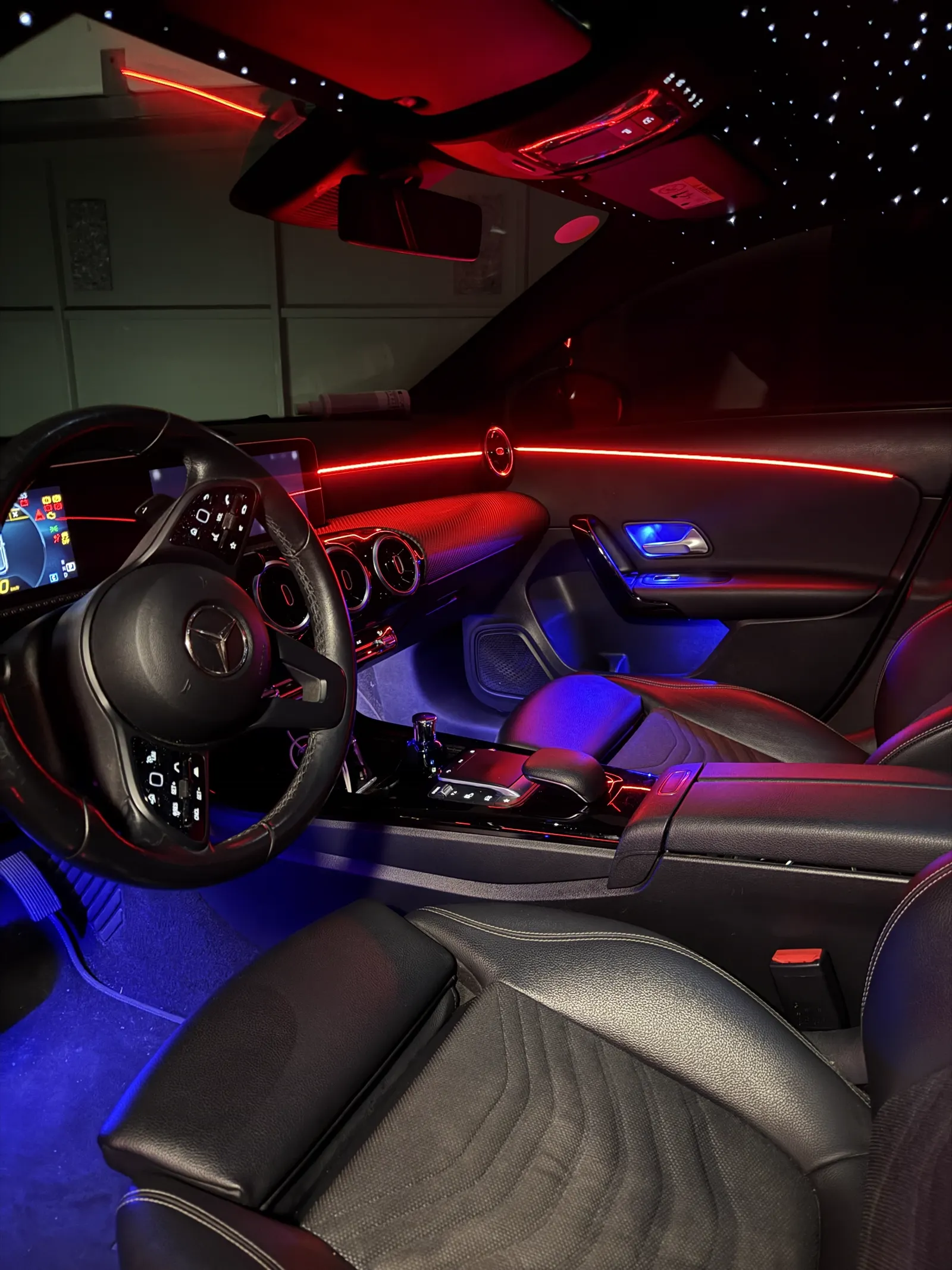 Mercedes Classe A, LED d'ambiance