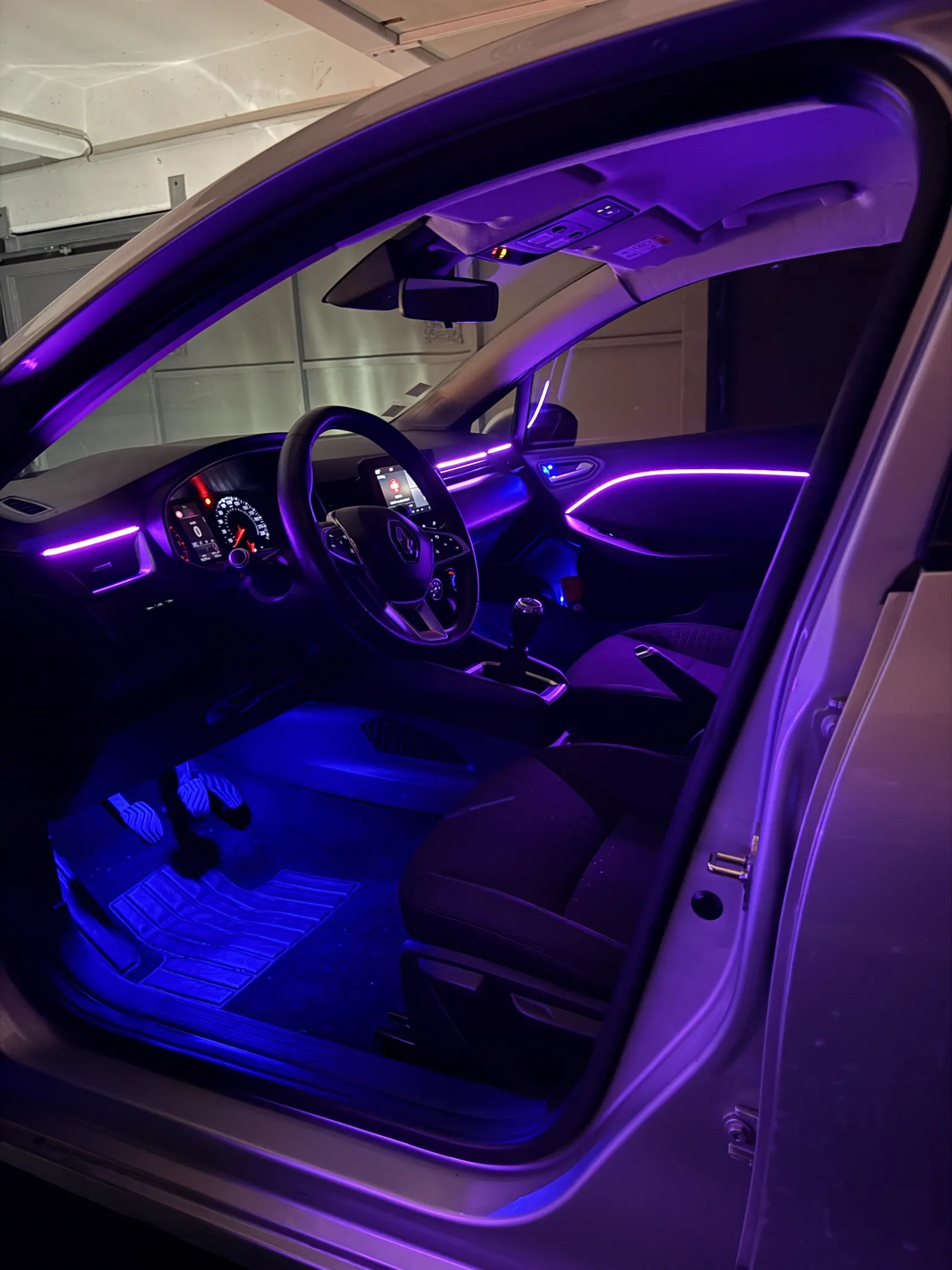 Renault Clio 5, LED d'ambiance