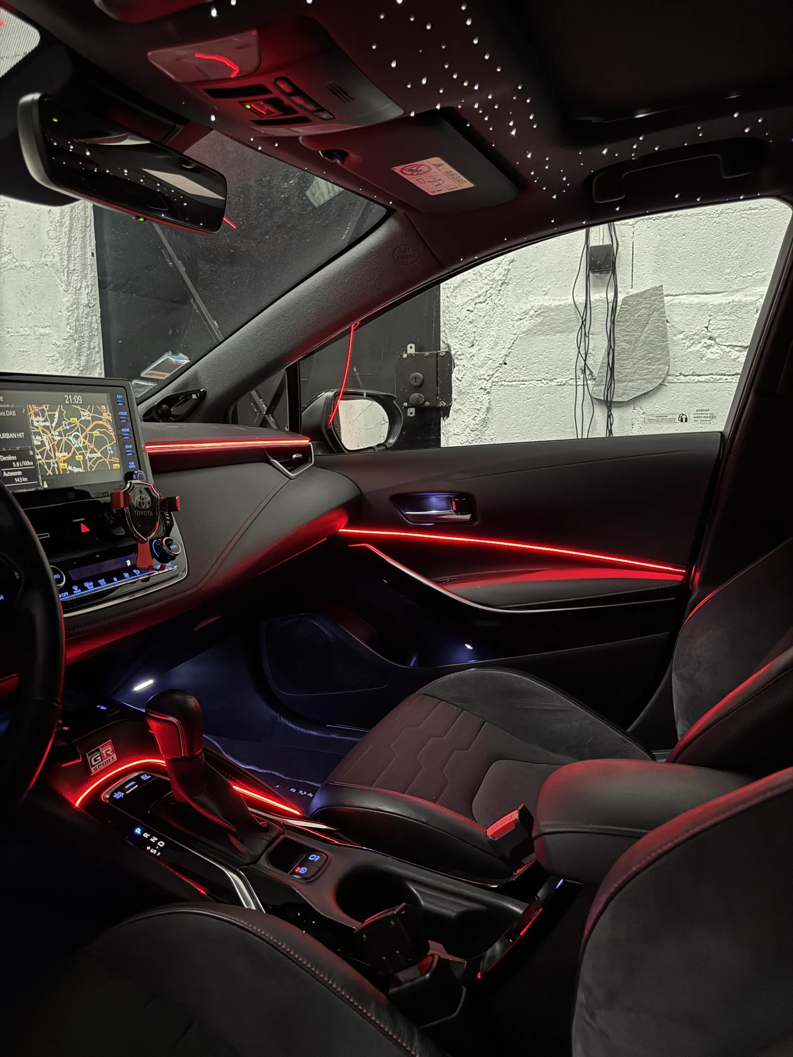 Toyota Corolla, LED d'ambiance