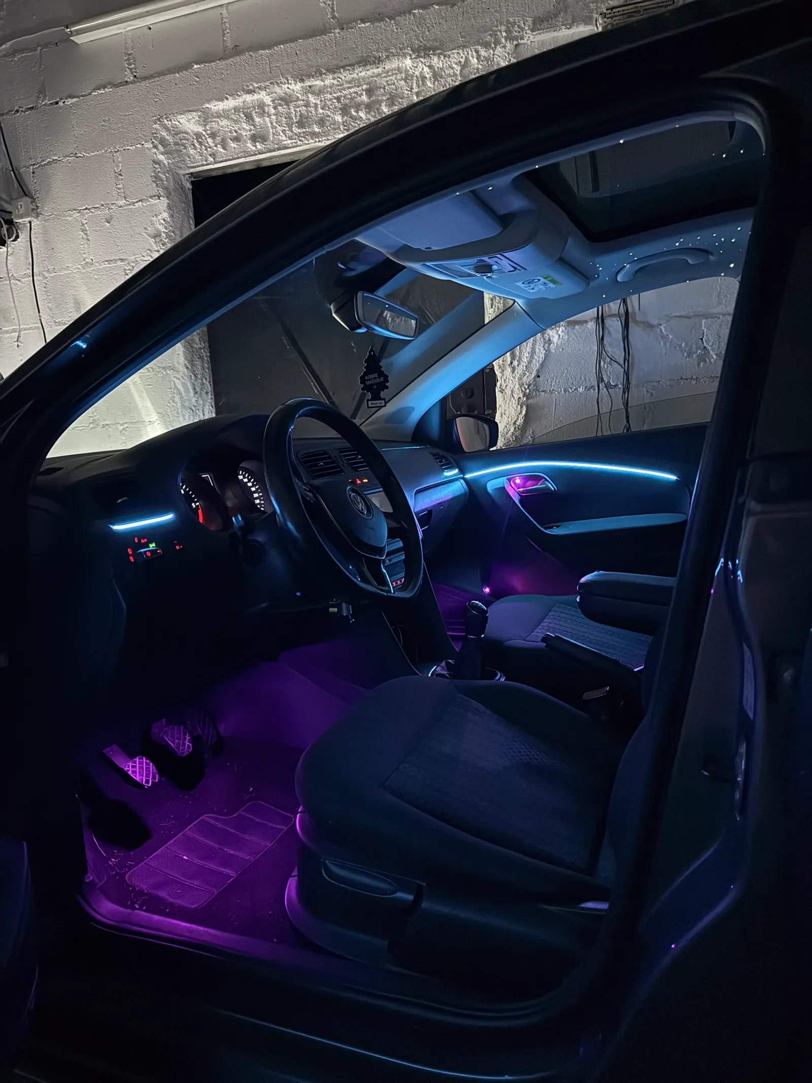 Volkswagen Polo 5, LED d'ambiance